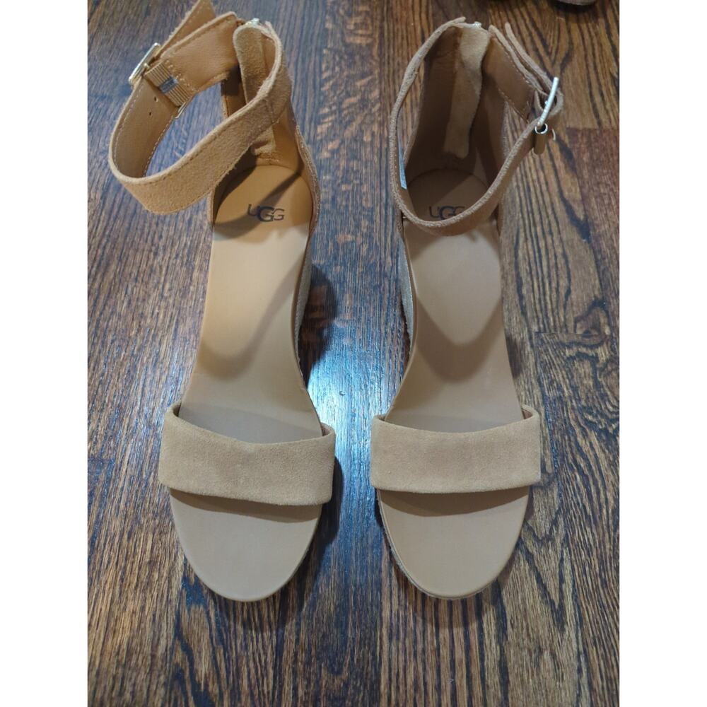 NWOB UGG Aylani Espadrille Wedge Sandals - Picture 2 of 6